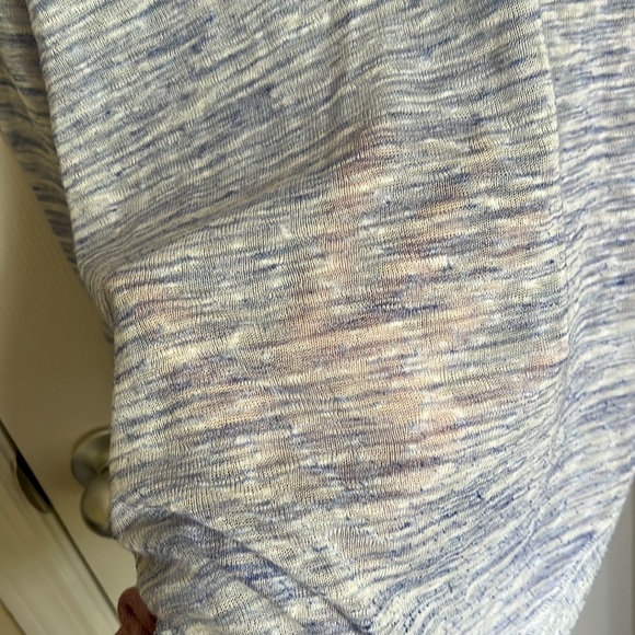 Periwinkle Asymmetrical Sweater - Picture 4 of 4